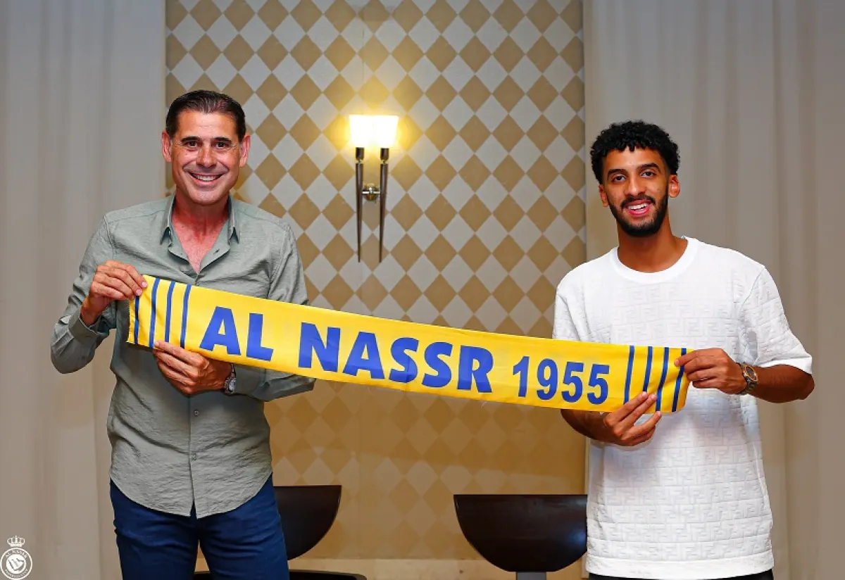 سالم النجدي لاعباً للنصر حتى 2029 قادما من الفتح - الصورة من حساب نادي النصر السعودي	