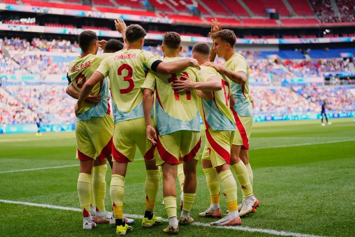 للمرة الثانية.. إسبانيا في نهائي الأولمبياد - الصورة من حساب منتخب إسبانيا على إكس