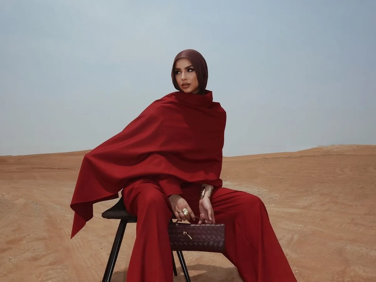 مدونة الموضة سهى طه - الصورة من حسابها على إنستغرام