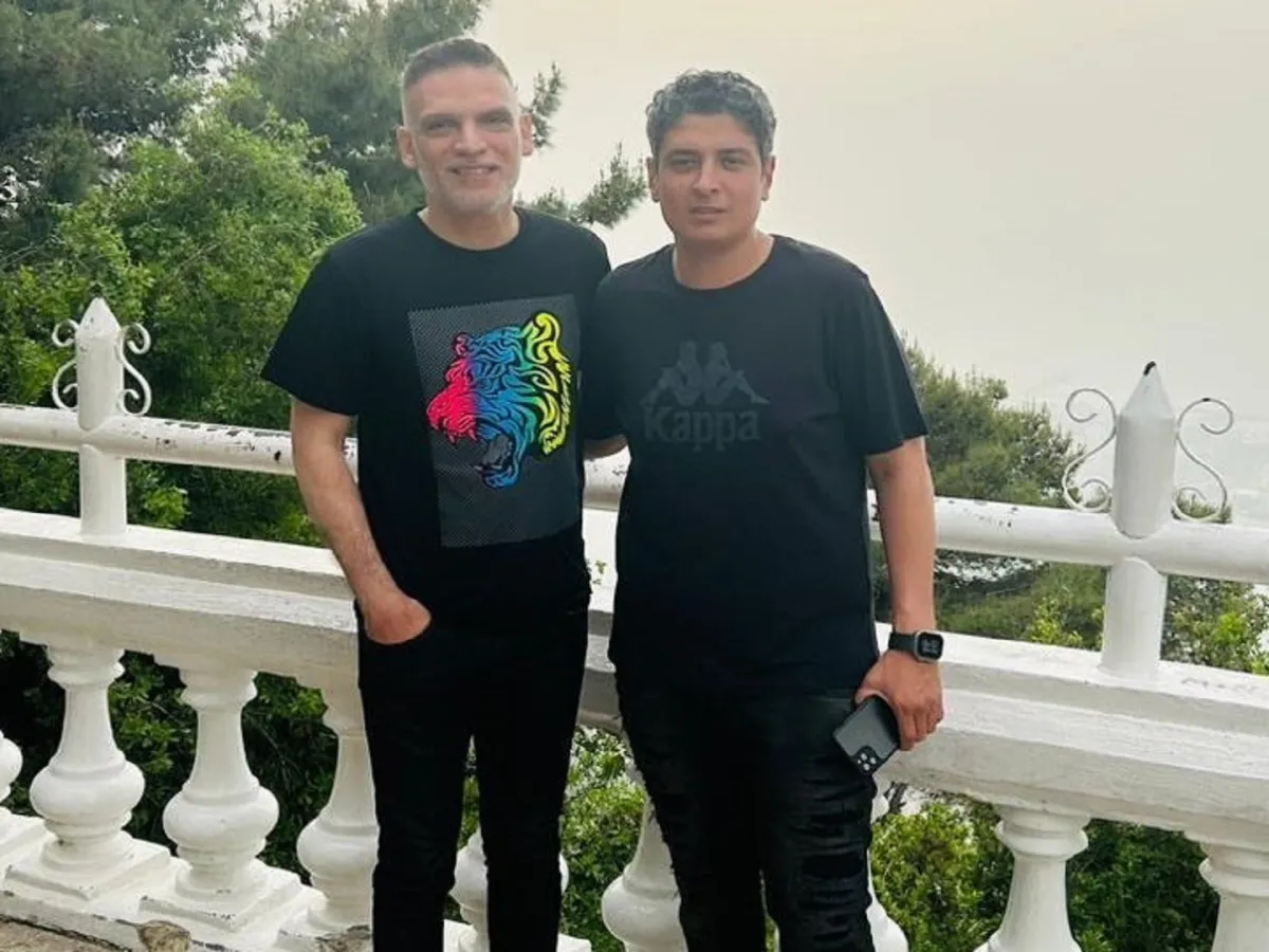 المنتج حسام شوقي والمنتج الفني فتحي إسماعيل - الصورة من حساب فتحي إسماعيل على إنستغرام