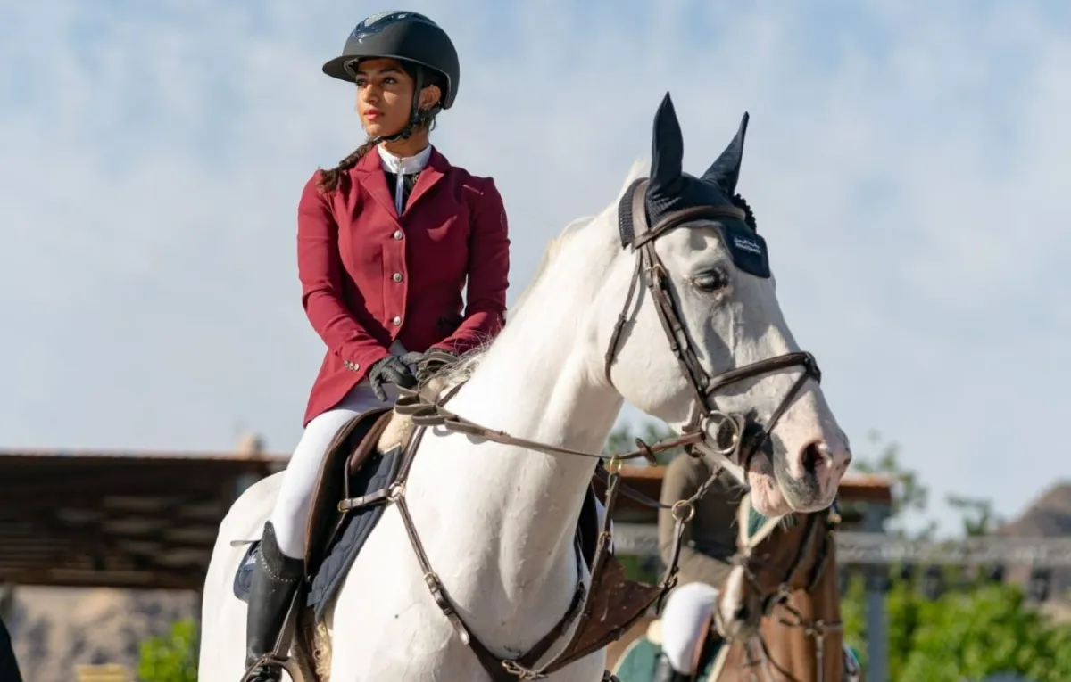 الفارسة فنون الحميدان ضمن بطولة تريو سبورتنغ جدة من تنظيم الاتحاد السعودي للفروسية 