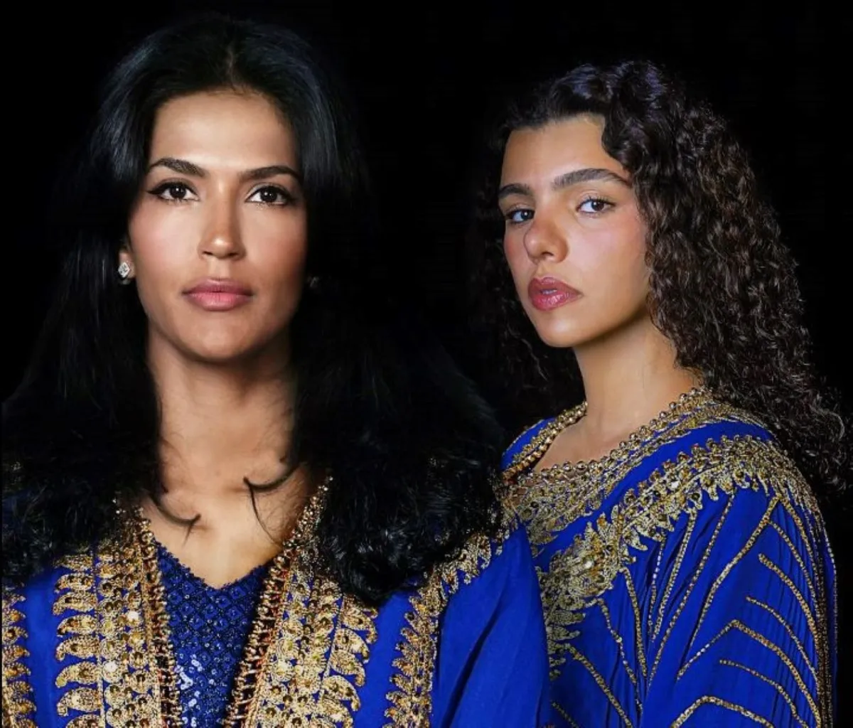 لاعبة السباحة لارا دشتي وبطلة التجديف سعاد الفقعان 
