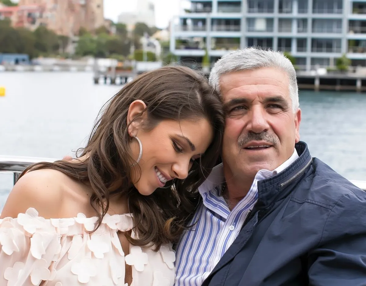 دانييلا رحمة ووالدها الفنان بوسف رحمة- الصورة من حسابها على إنستغرام