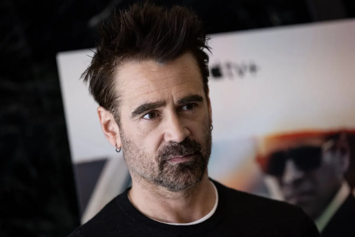كولين فاريل Colin Farrell في كاليفورنيا (مصدر الصورة: ETIENNE LAURENT / AFP)