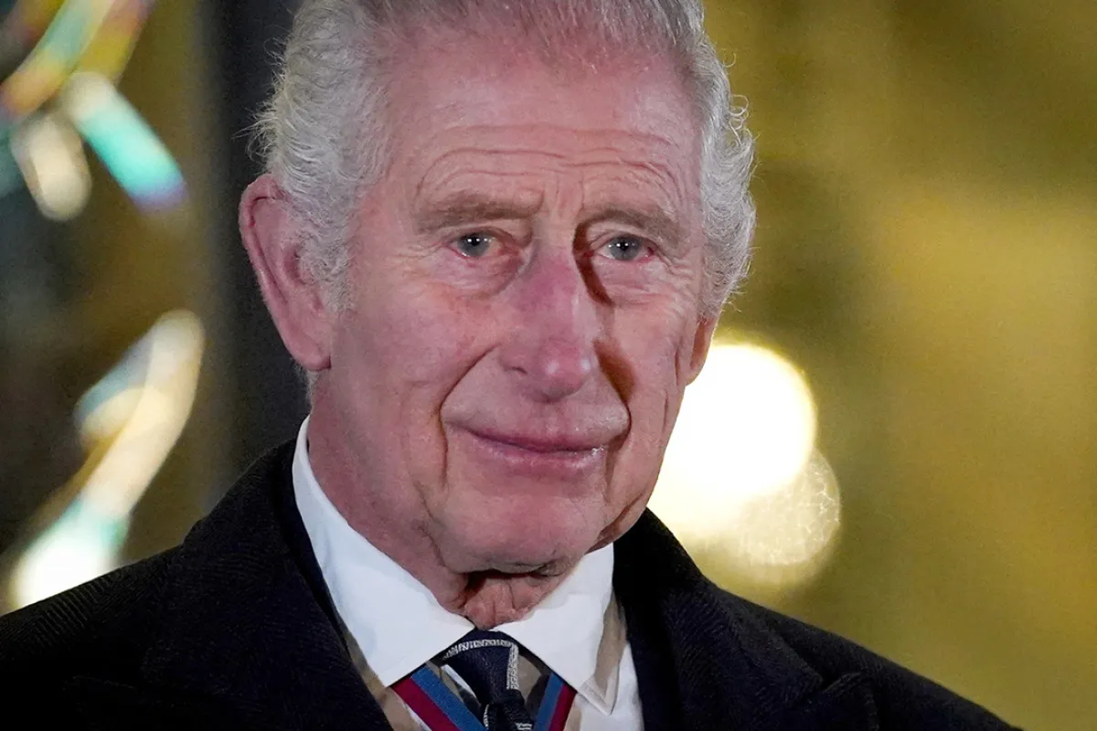 ملك بريطانيا تشارلز الثالث في قاعة ألبرت الملكية في لندن- Britain's King Charles III at Royal Albert Hall, in London- (Photo by MAJA SMIEJKOWSKA / POOL / AFP)