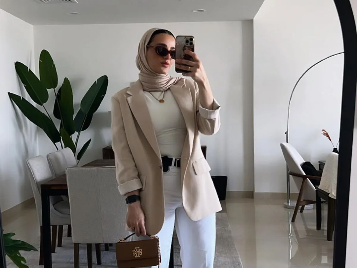 مدونة الموضة ميسون الشيخ - الصورة من حسابها على انستغرام 