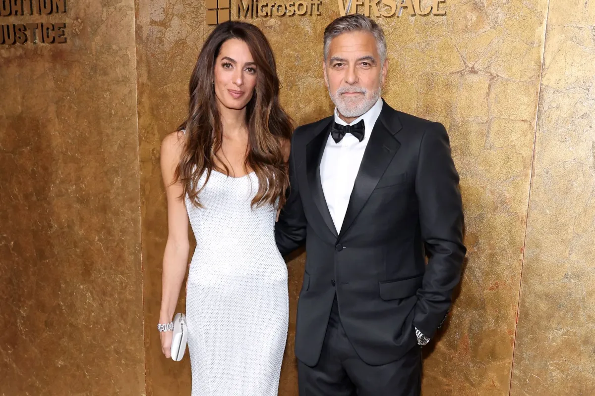 أمل كلوني وجورج كلوني في مدينة نيويورك (Amal Clooney and George Clooney in New York City). مصدر الصورة: Cindy Ord/Getty Images/AFP
