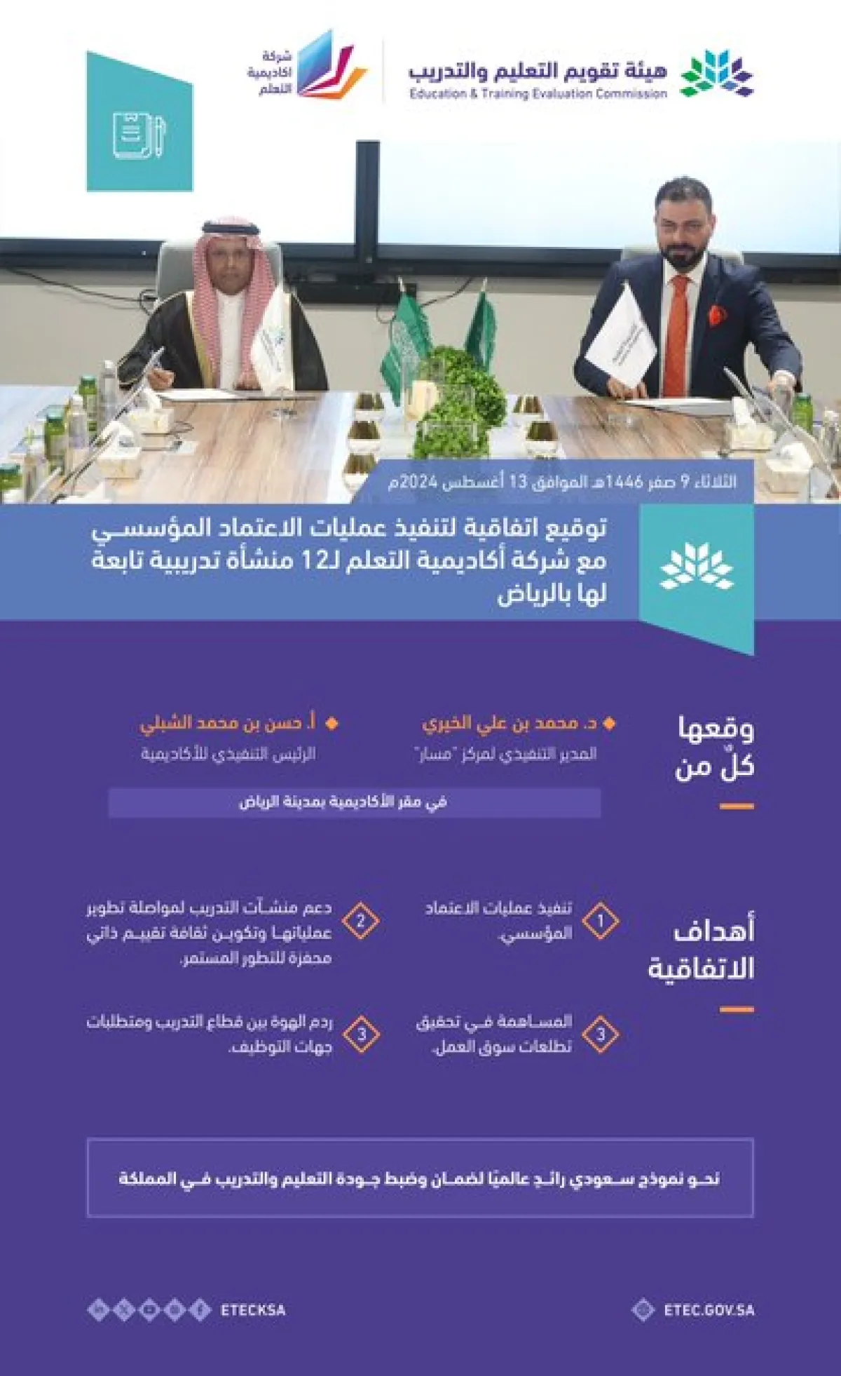 هيئة تقويم التعليم والتدريب