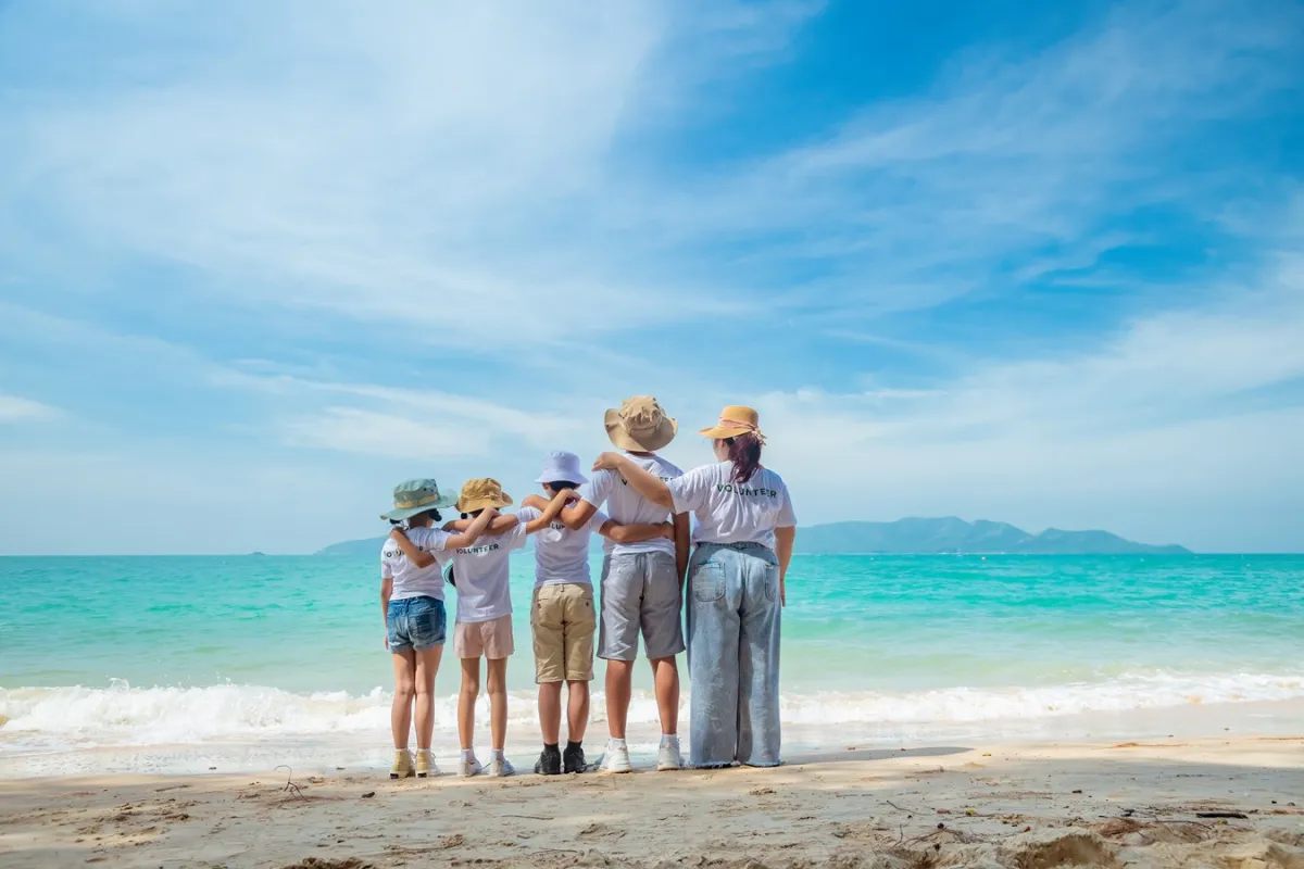 الاستجمام مع العائلة