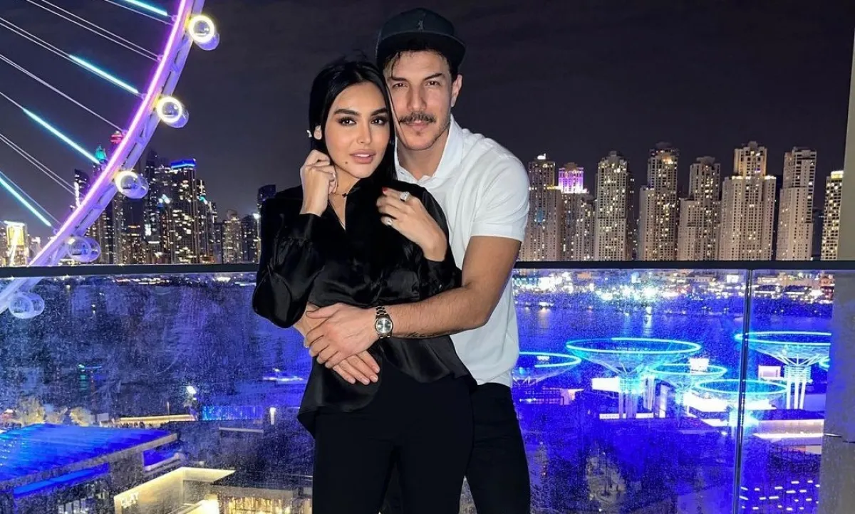 باسل خياط وزوجته ناهد زيدان- الصورة من حساب ناهد على إنستغرام