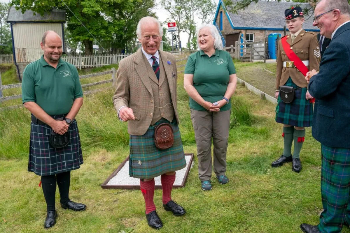 الملك تشارلز King Charles في اسكتلندا (مصدر الصورة: Jane Barlow / POOL / AFP)