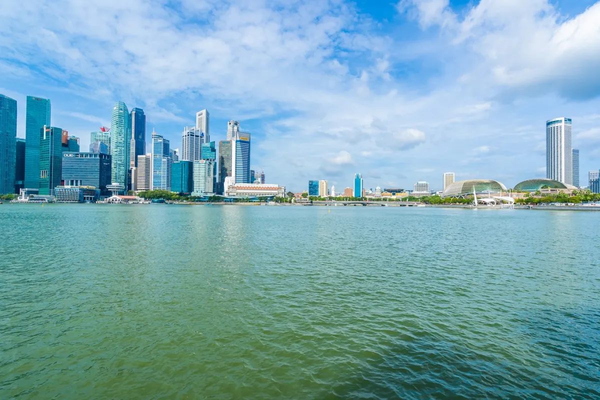 سنغافورة كما تبدو في النهار