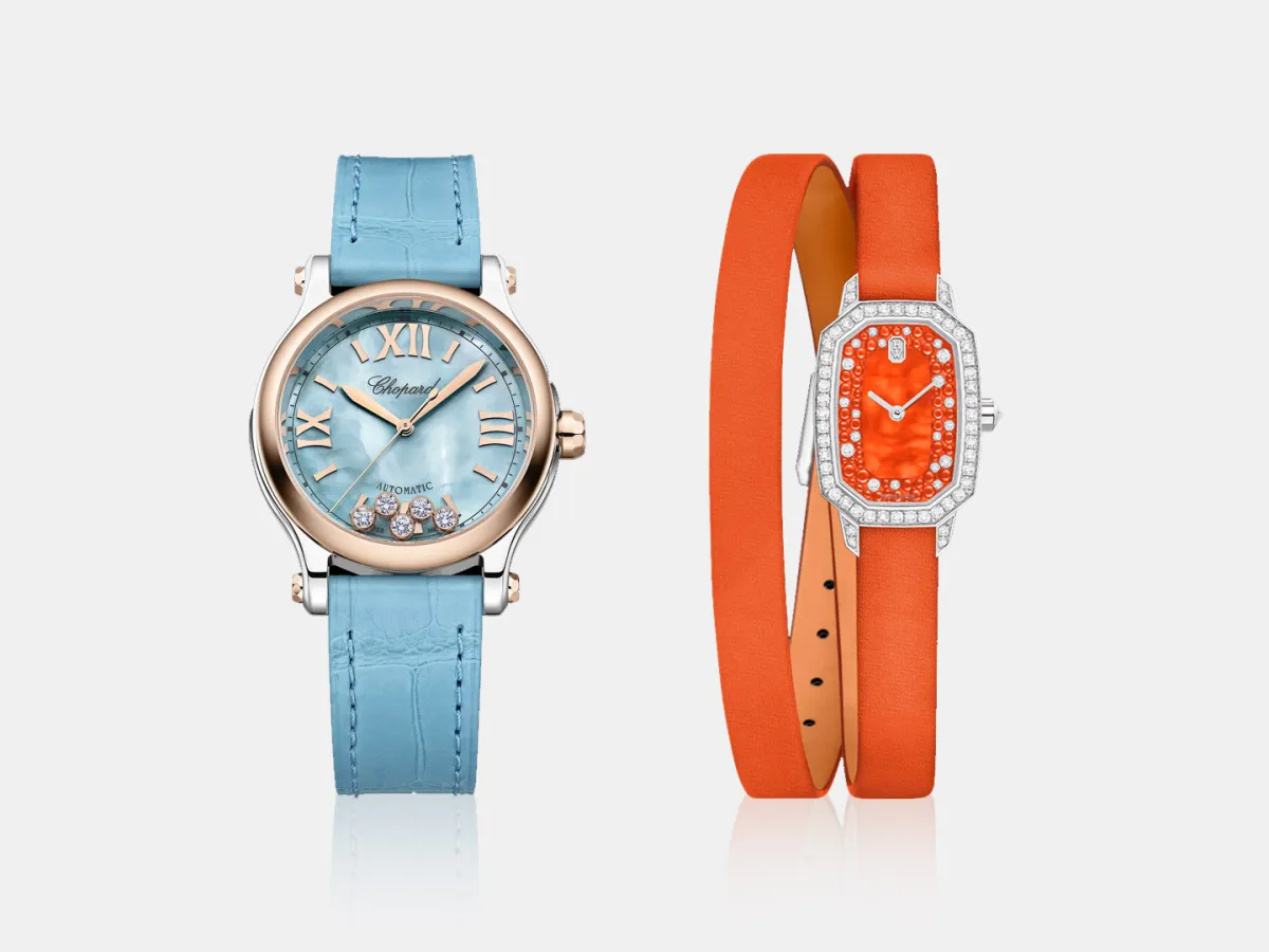 ساعات ملوّنة