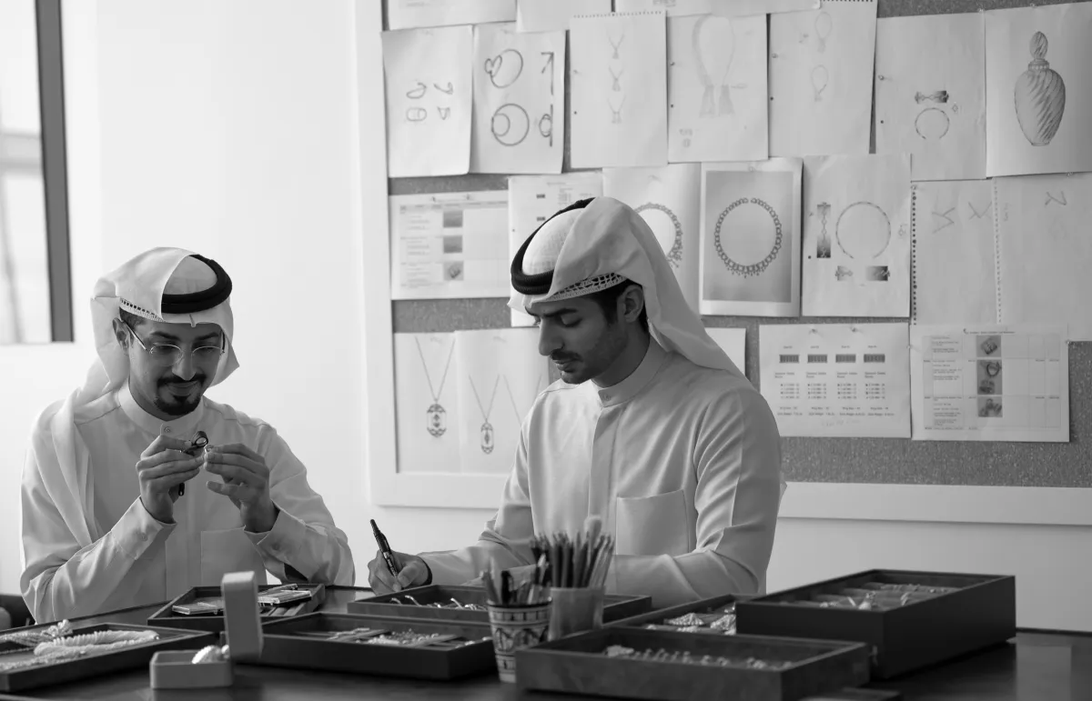 مؤسسا علامة قافلة الثنائي الإماراتي حمد بن شيبان وعبد الله بالجافلة