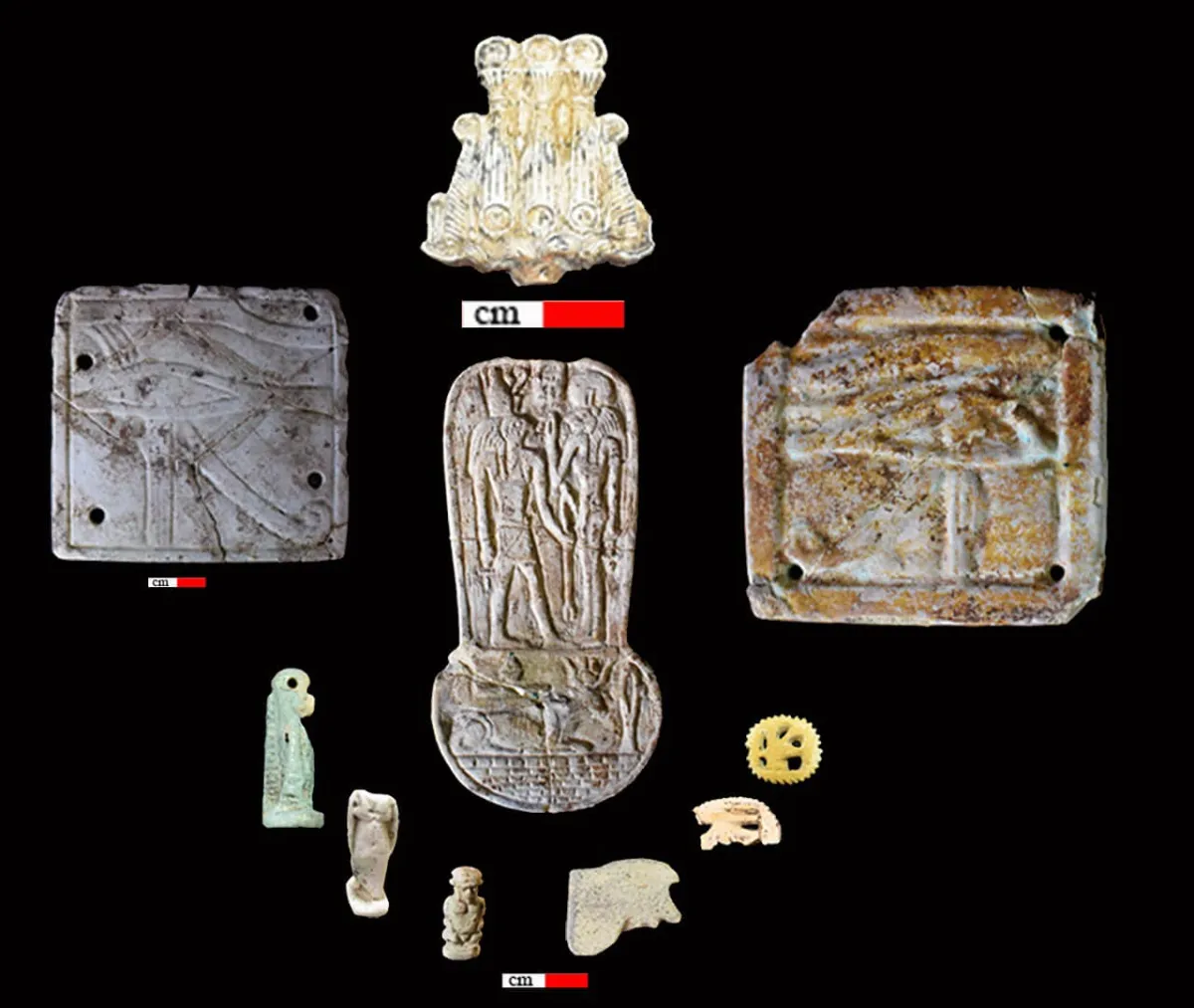 الآثار المكتشفة