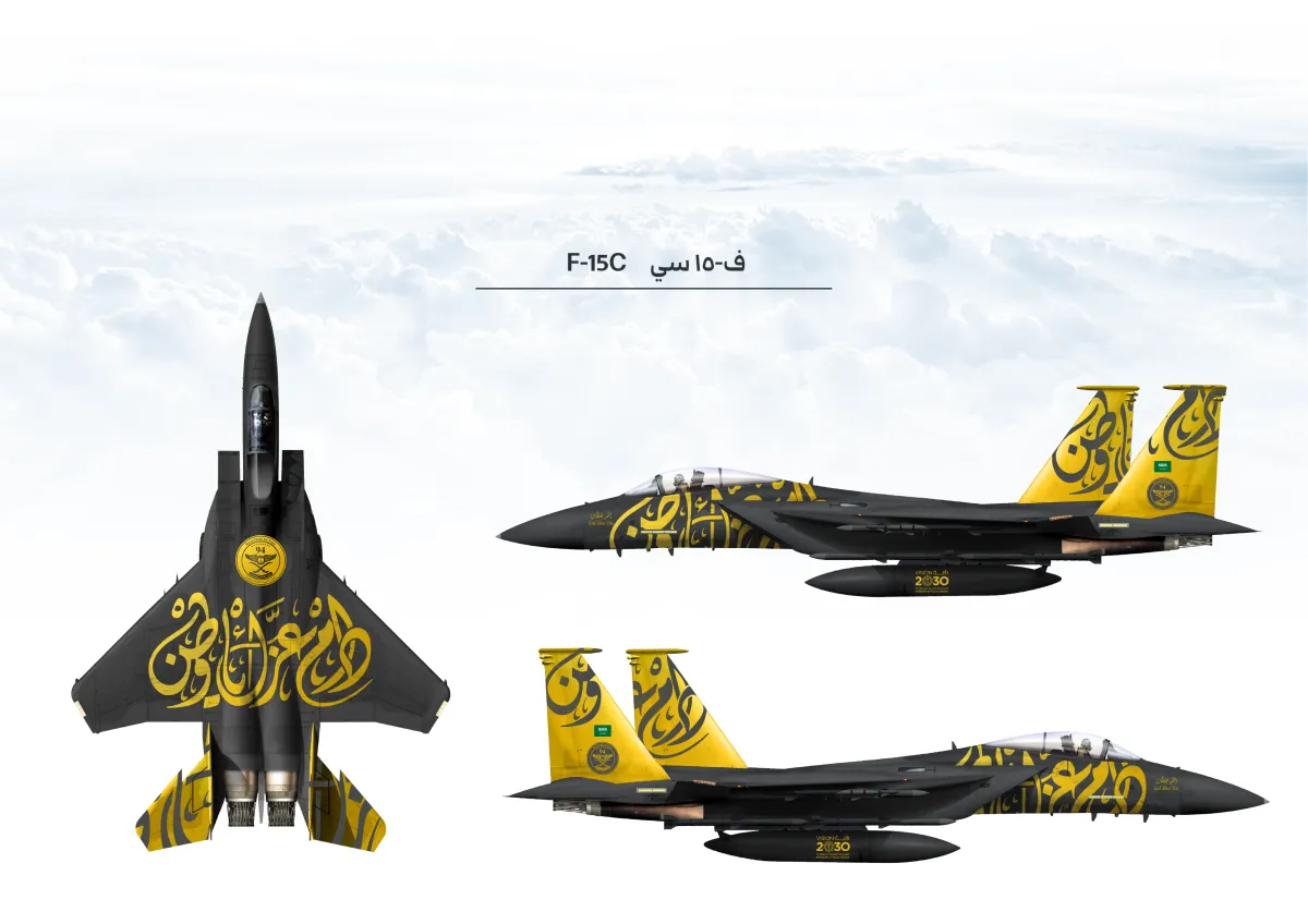 الطائرات المشاركة في اليوم الوطني