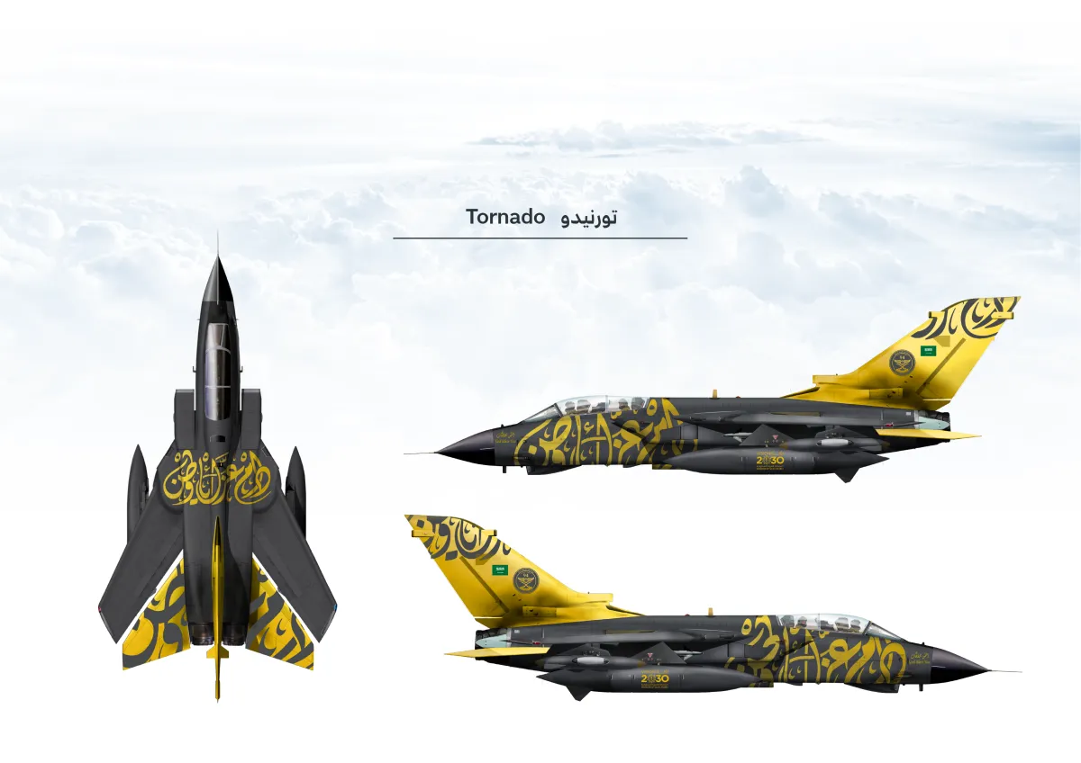 الطائرات المشاركة في اليوم الوطني
