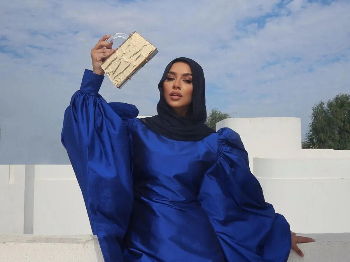 مدونة الموضة سهى طه - الصورة من حسابها على إنستغرام