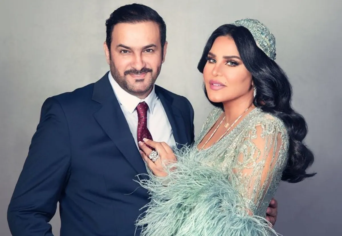 أحلام وزوجها مبارك الهاجري- الصورة من حسابه على إنستغرام