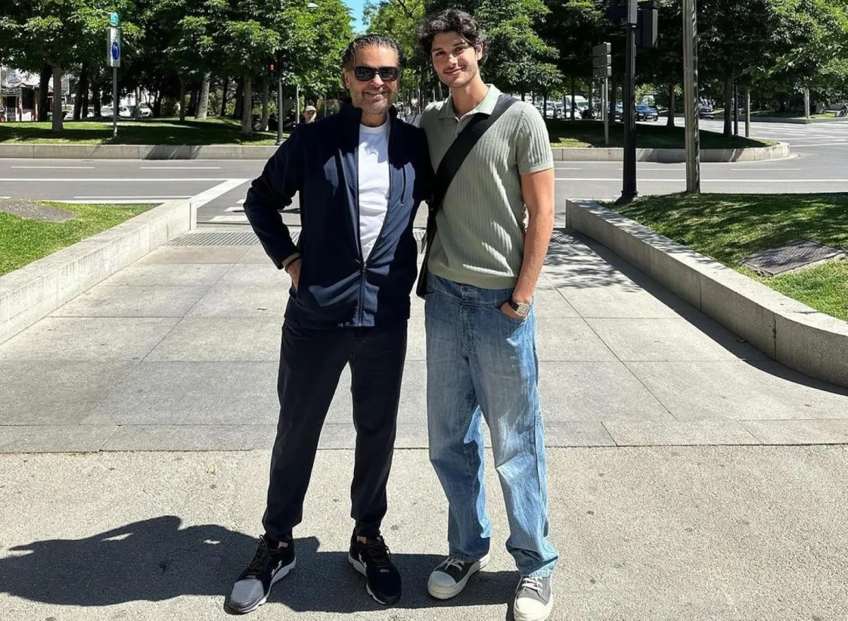 راغب علامة مع نجله لؤي- الصورة من حساب راغب على إنستغرام