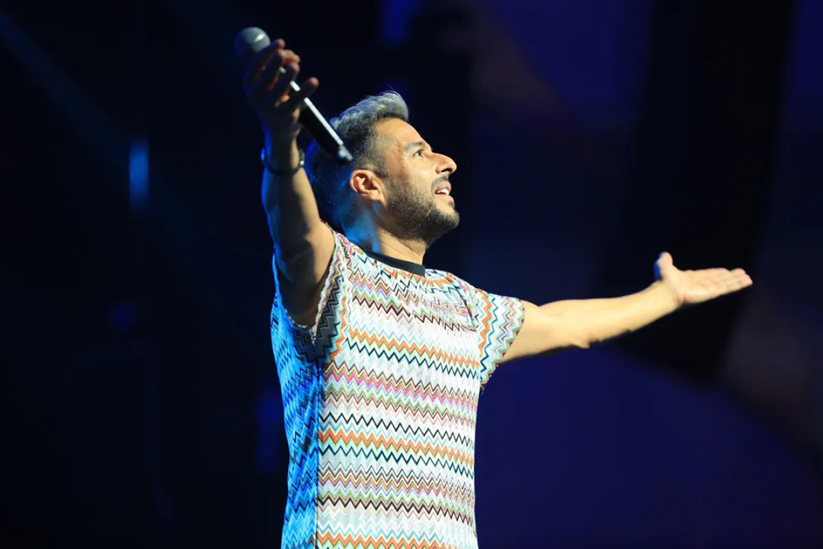 محمد حماقي- الصور من الشركة المنظمة