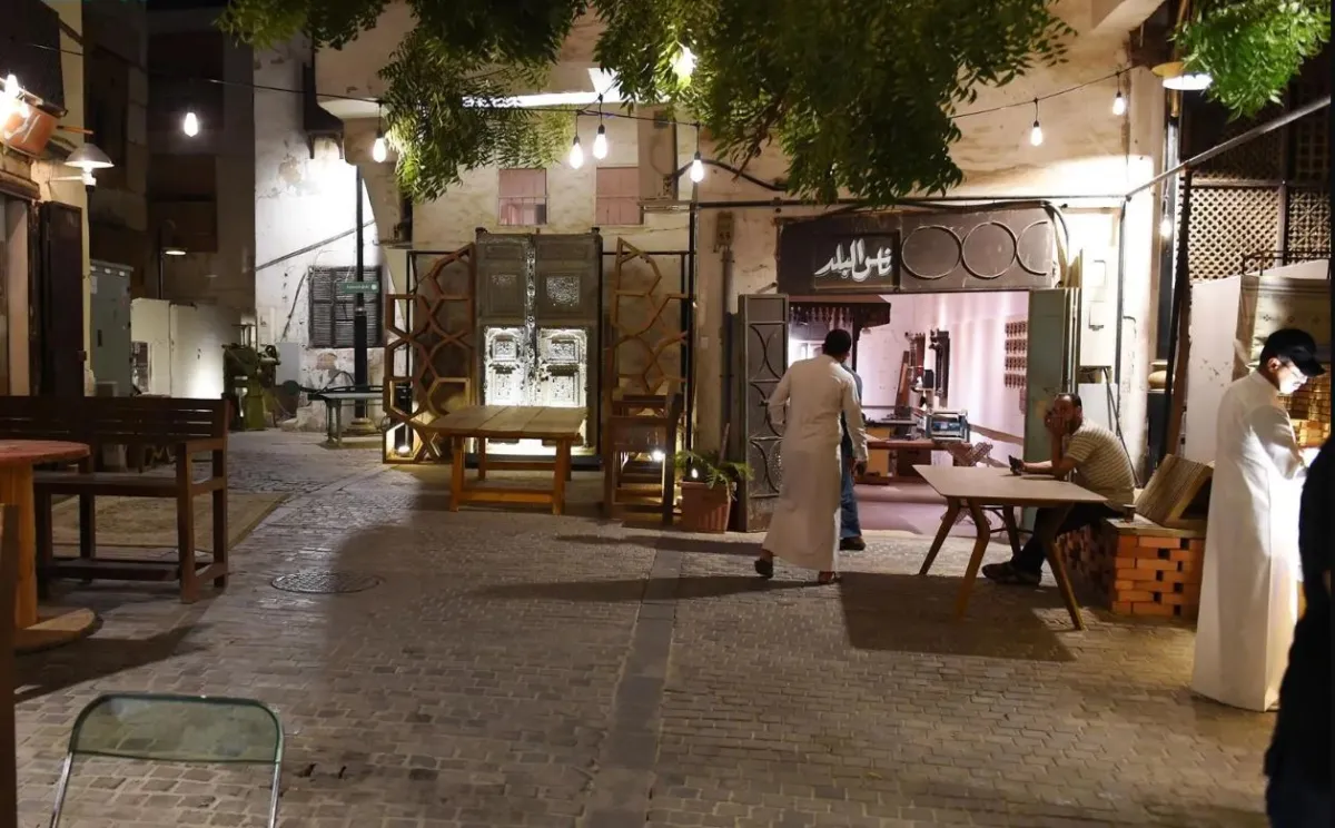 جدة التاريخية تحتفي باليوم الوطني السعودي 94 - الصورة من واس