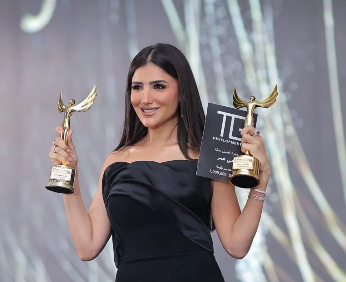 مي عمر- الصورة من المركز الإعلامي لمهرجان الفضائيات العربية