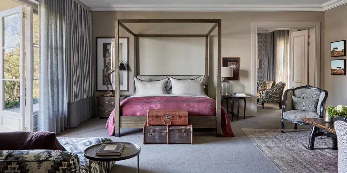 لقطة لإحدى غرف ذا تاتش هاوس بوتيك هوتل 