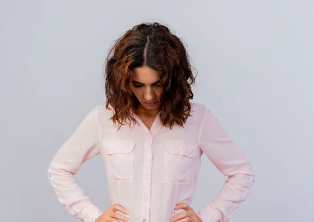 صورة لسيدة ظهرت لديها اعراض تكيس المبايض