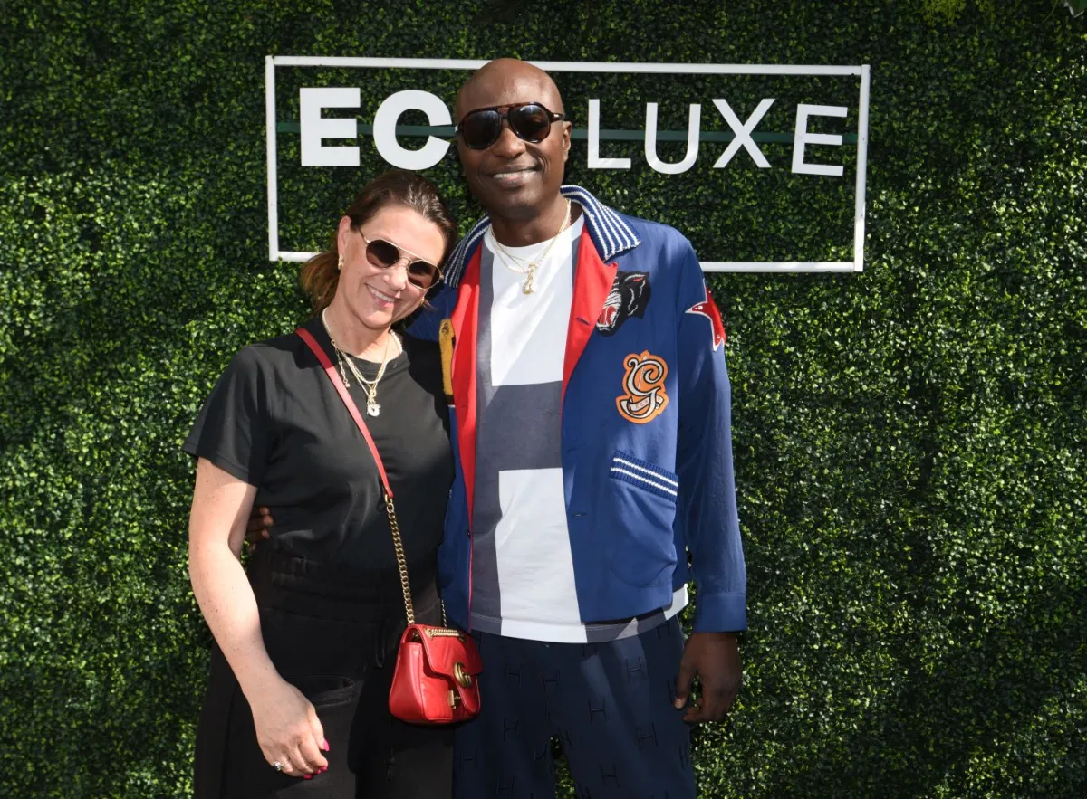 الأميرة مارثا لويز والشامان دوريك في بيفرلي هيلز كاليفورنيا (Princess Märtha Louise and Shaman Durek in Beverly Hills, California). مصدر الصورة: Vivien Killilea/Getty Images for Debbie Durkin/ECOLUXE Pre-ESPY's Sports Lounge