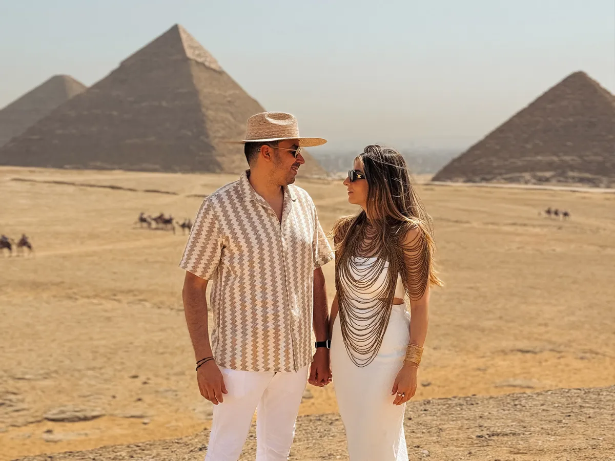 الثنائي التونسي عبير الغربي وكريم دامي