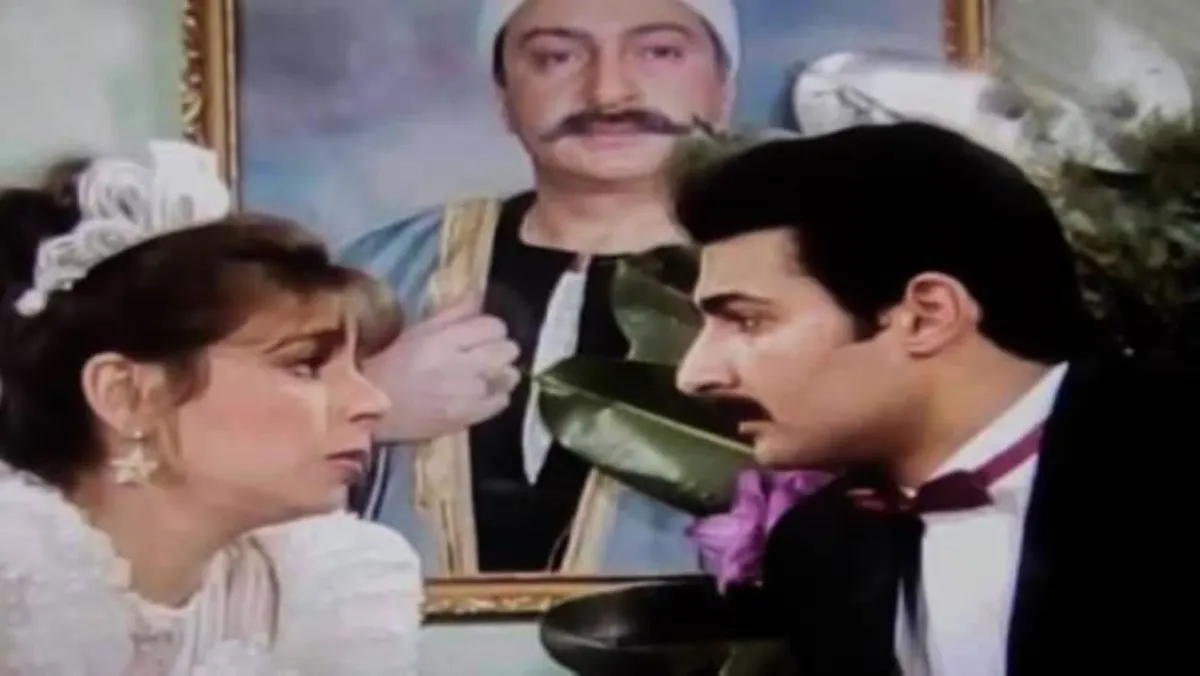 ناهد رشدي وياسر جلال في مسلسل لن أعيش في جلباب أبي- صورة أرشيفية