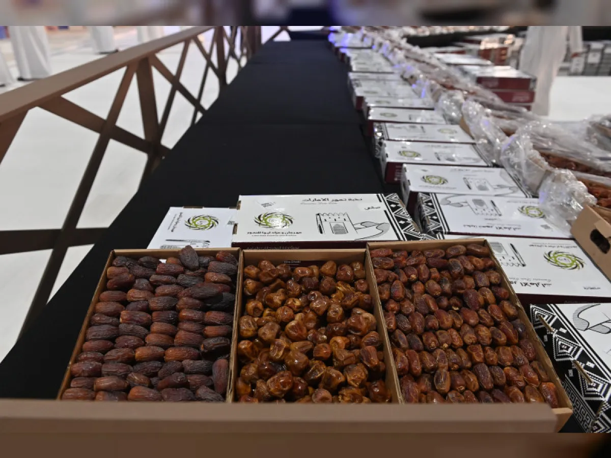 مهرجان ومزاد ليوا للتمور. الصورة من wam