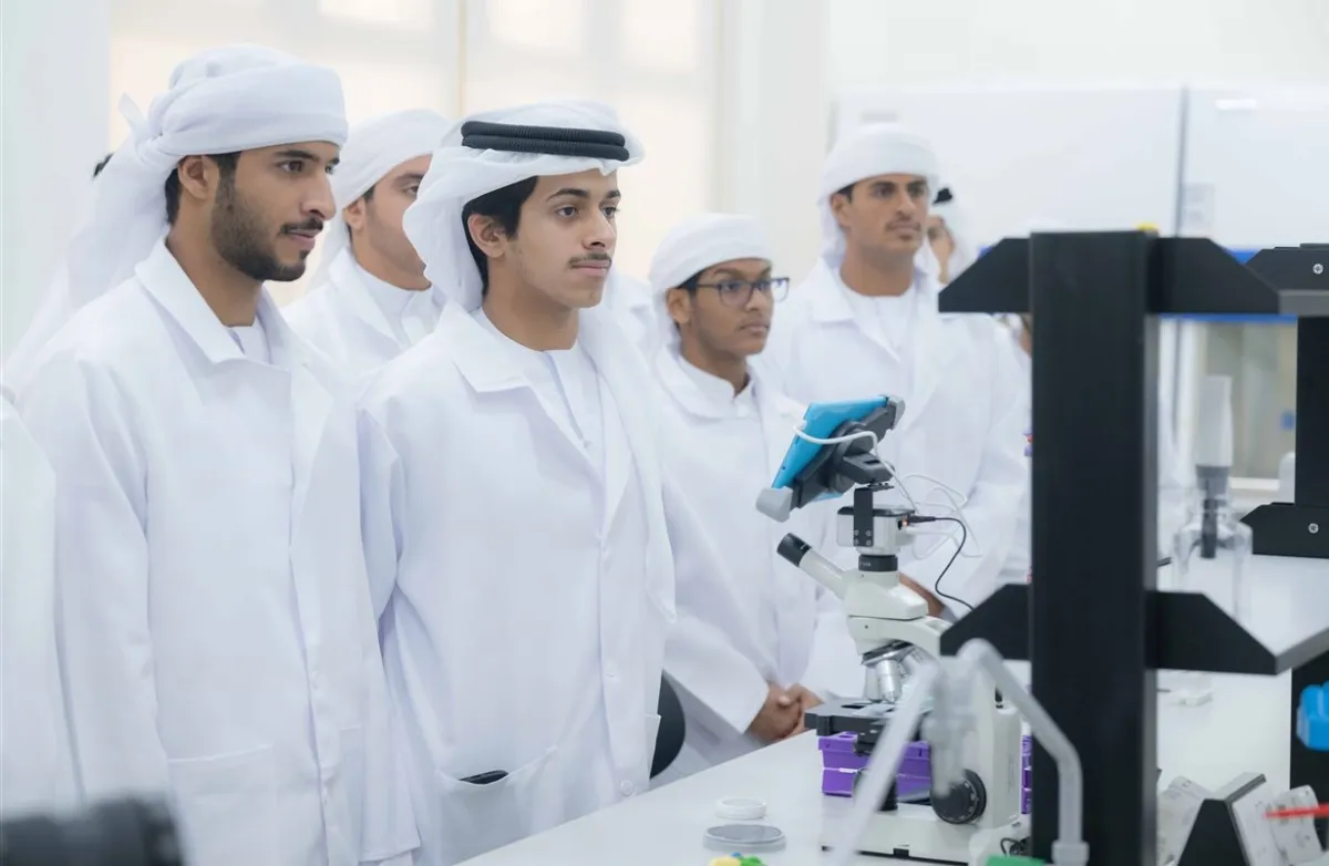 مختبر جامعة الذيد. الصورة من مكتب الشارقة الإعلامي