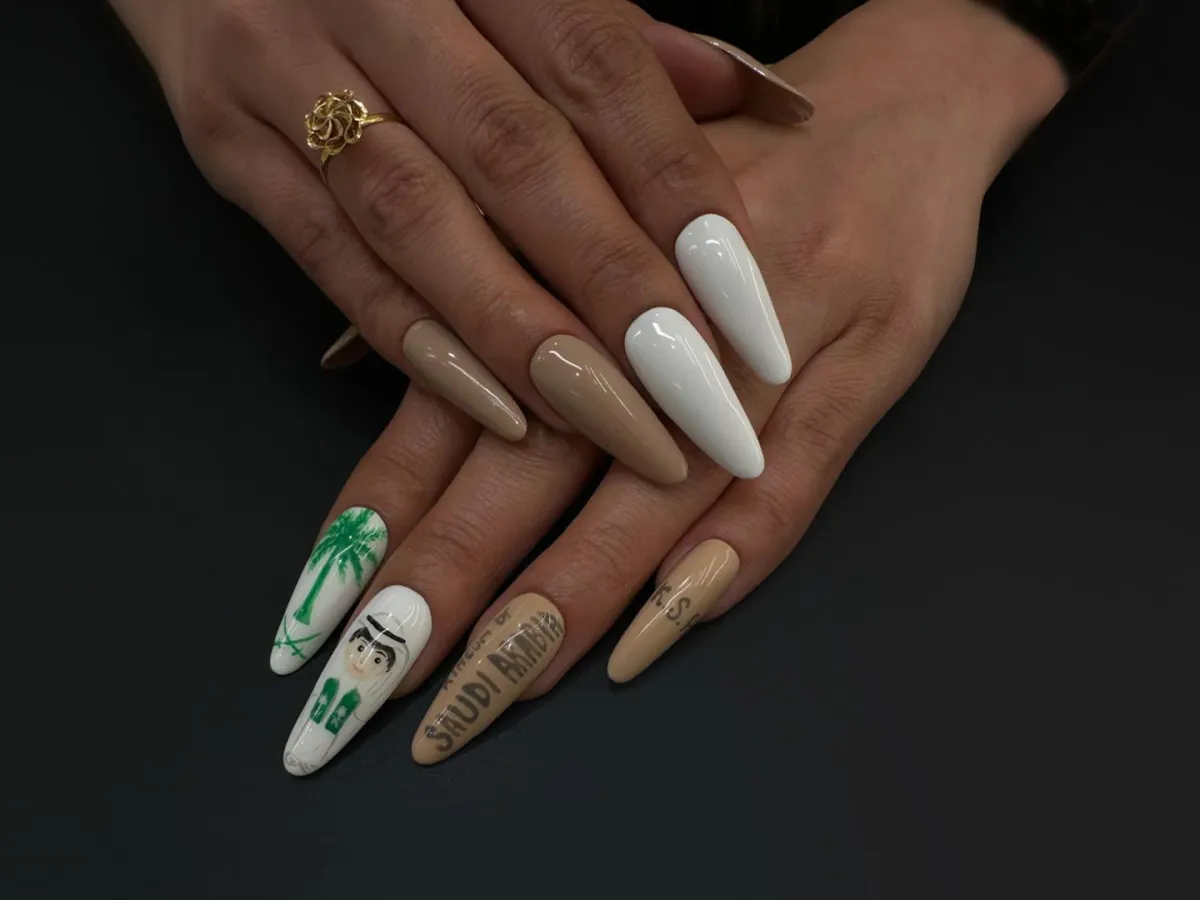 موديلات أظافر لليوم الوطني السعودي 94