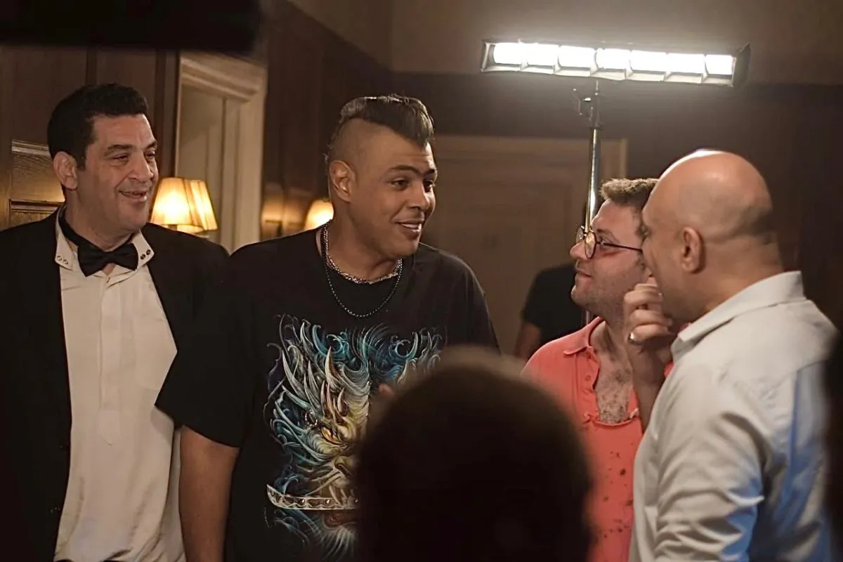 عمر مصطفى متولي وطاهر أبو ليلة ووليد فواز من الفيلم - الصورة من المكتب الإعلامي للشركة المنتجة