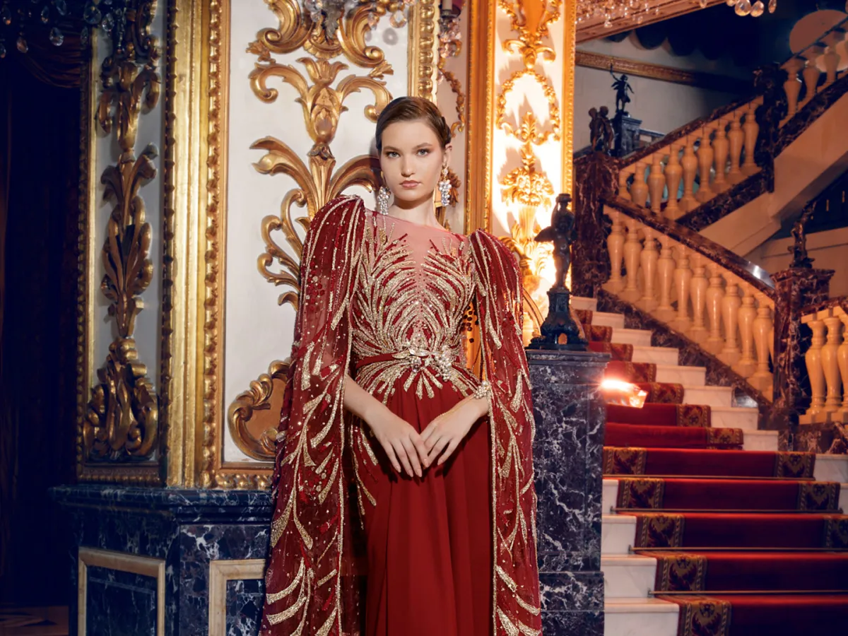 فستان من زياد نكد Ziad Nakad -الصورة من Launchmetrics/Spotlight ©