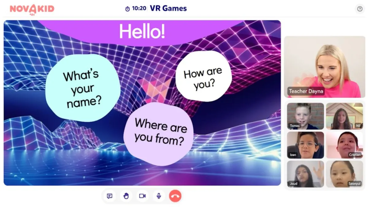 دروساً للمحادثة الجماعية في اللغة الإنجليزية للأطفال