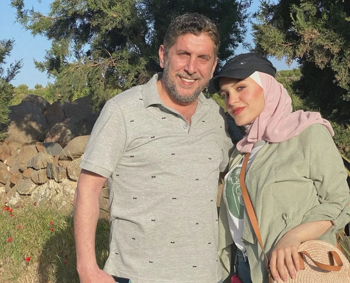 مايا قنوع ووالدها محمد قنوع- الصورة من حسابها على إنستغرام