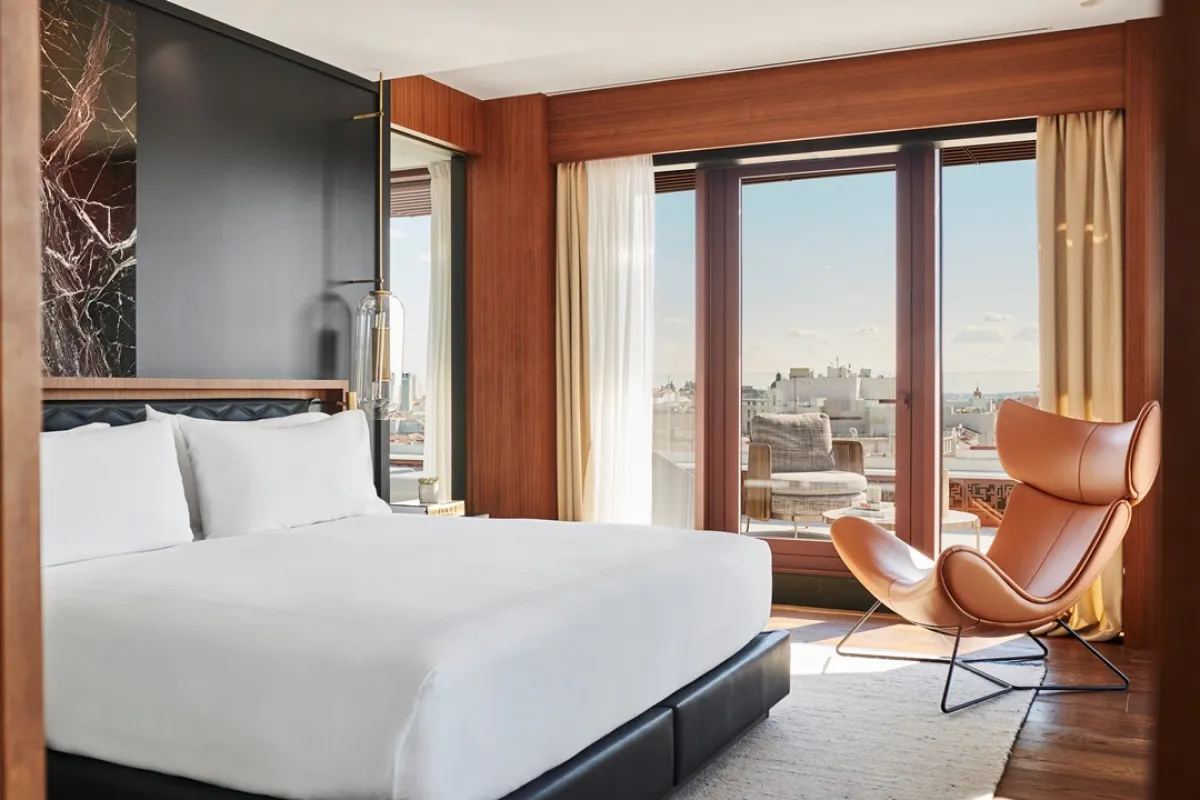 إطلالة خلابة من غرف فندق طومسون مدريد