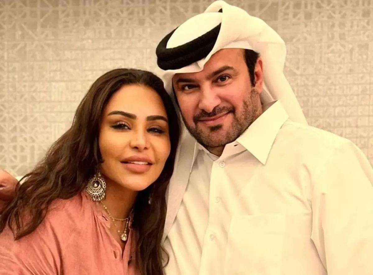 أحلام وزوجها مبارك الهاجري - الصورة من حسابها على إنستغرام