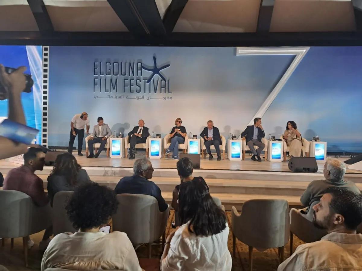 وقائع المؤتمر الصحفي للدورة السابعة من مهرجان الجونة السينمائي- الصورة خاصة بسيدتي من تصوير سيد أحمد