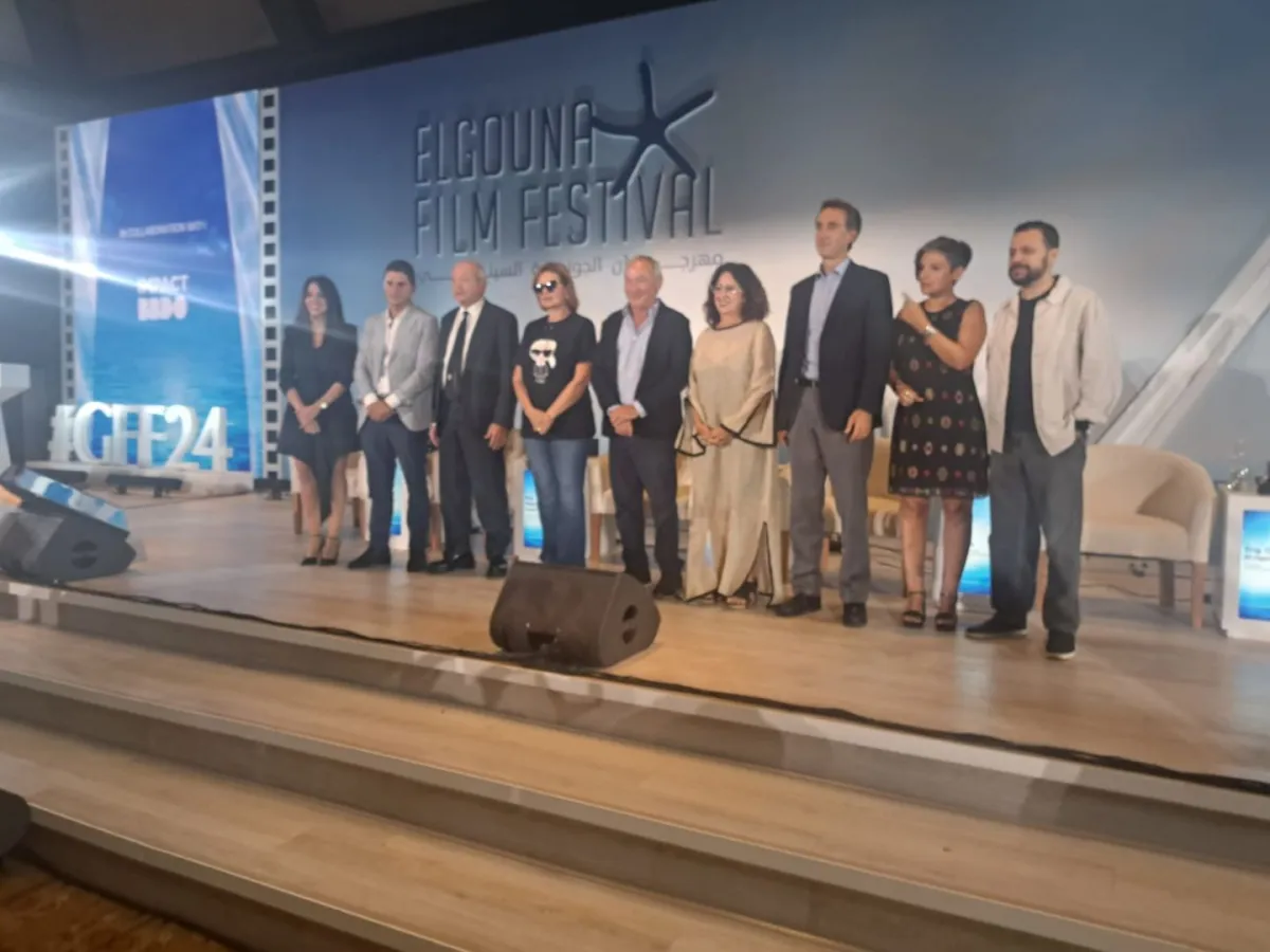 وقائع المؤتمر الصحفي للدورة السابعة من مهرجان الجونة السينمائي- الصورة خاصة بسيدتي من تصوير سيد أحمد