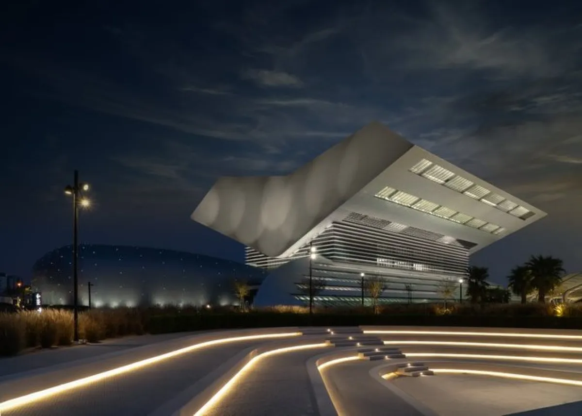 مكتبة محمد بن راشد. الصورة من مكتب دبي الإعلامي