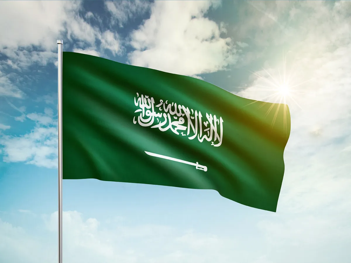 علم المملكة العربية السعودية 