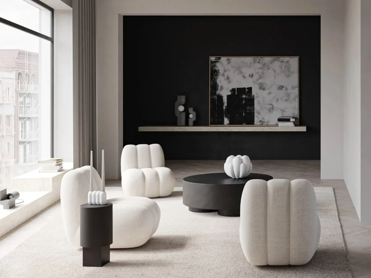  مجموعة من الكراسي تحمل اسم TOE CHAIR LINEN من 101 COPENHAGEN