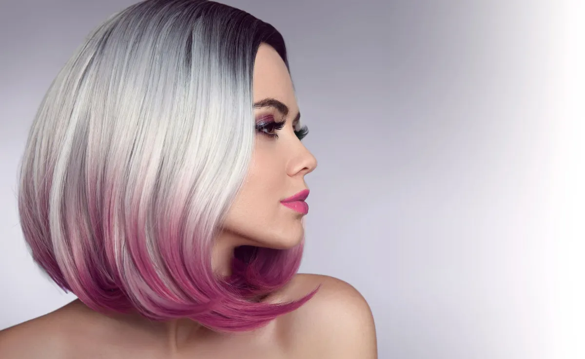 أجمل تسريحات الشعر المصبوغ باللون الوردي