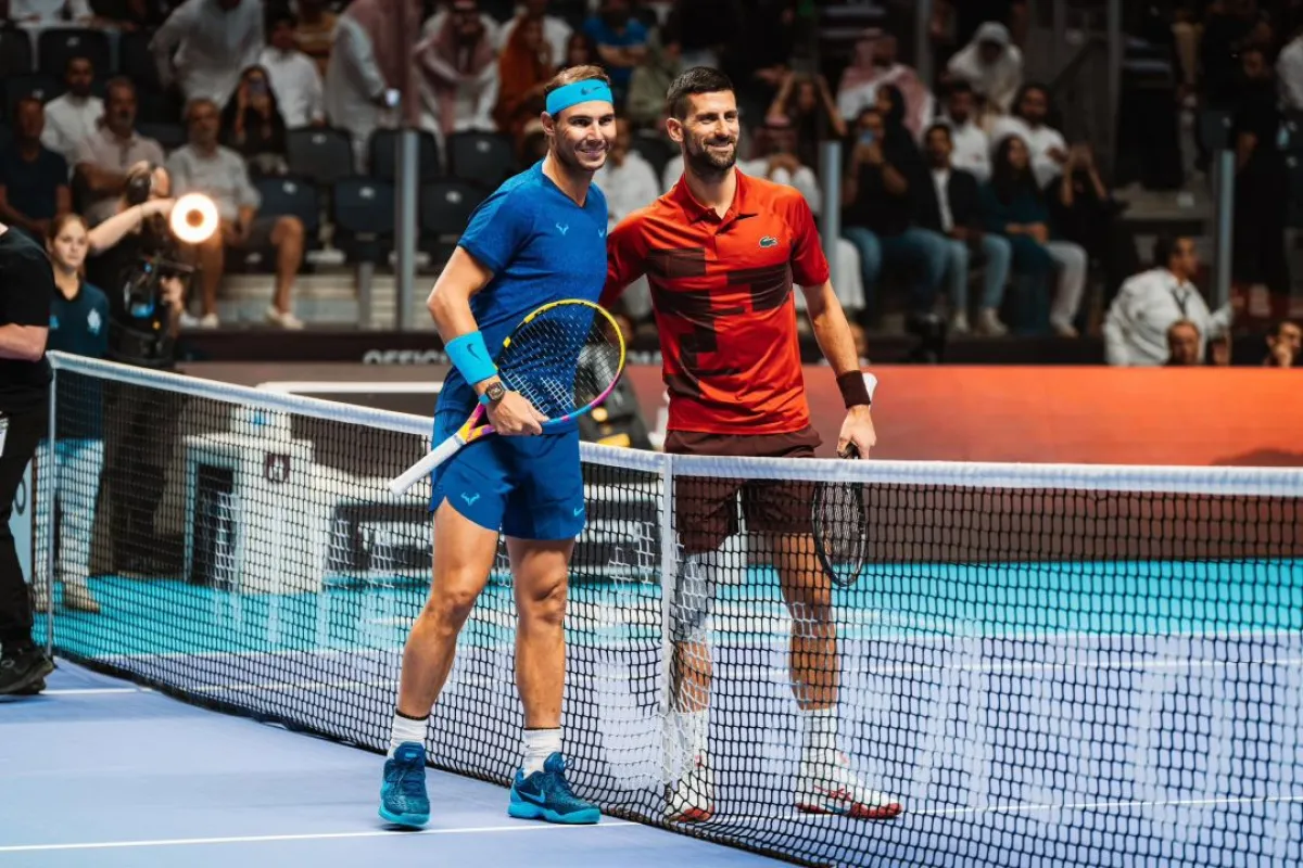 رافائيل نادال ونوفاك ديوكوفيتش بطولة Six Kings Slam