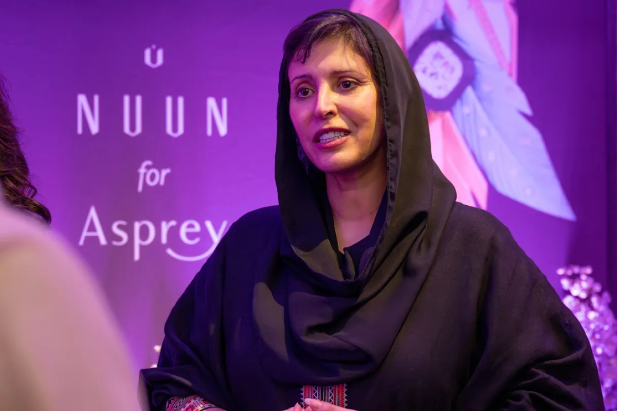 الأميرة نورة الفيصل خلال المناسبة- تصوير عبير بو حمدان