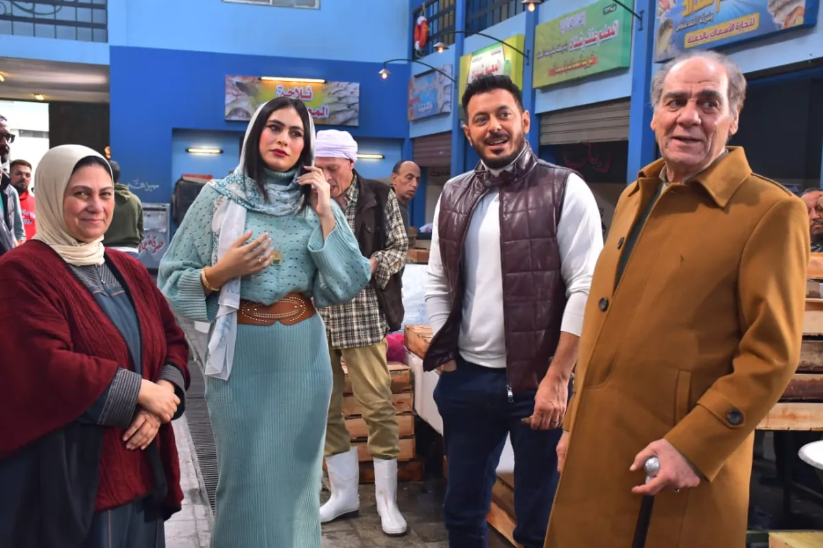 كواليس مسلسل المعلم بطولة مصطفى شعبان في رمضان 2024 - مصدر الصورة المركز الإعلامي للمسلسل